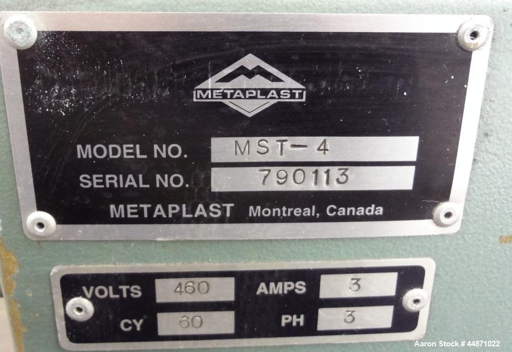 Used Metaplast Traveling Cut Off Saw, Model MST-4