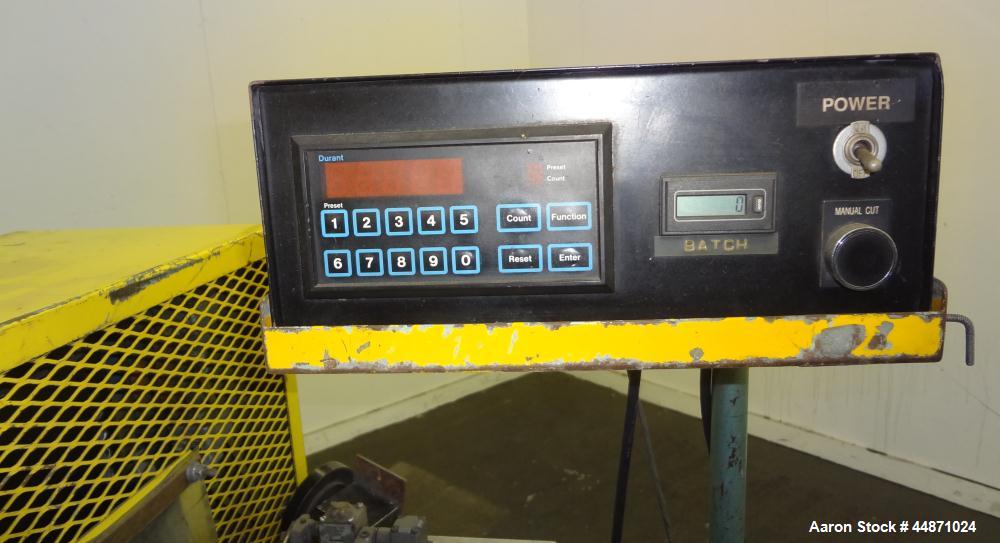 Used Metaplast Traveling Cut Off Saw, Model MST-6.  Approximately 18" diameter up acting saw blade, 15.5" traveling table, pneumatic top hold down.  Pipe capacity 6" diameter.  Profile cross section ...