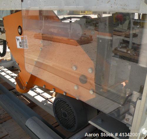Used Nutter Machine Traveling Cross Cut Saw, Model SH-48. Driven by an approximate 7 1/2 hp motor with an E-Trac AC inverter. Mounted on a frame. Serial# 7212, built 2006.