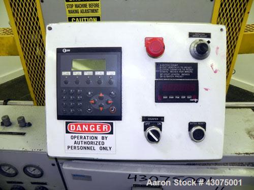 Used PEM/Plastics Extrusion Machinery Traveling Rotary Saw, Model 730/4, Carbon Steel. Designed to cut pipe in the 1/2’’ to 4” size range, 68’’ travel length. Pneumatic clamp downs. Blade and rotatin...
