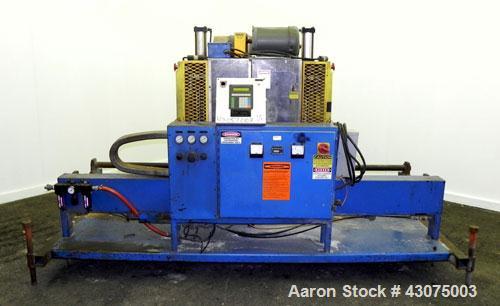 Used Carbon Steel PEM/Plastics Extrusion Machinery Traveling Rotary Saw, Model 730/8