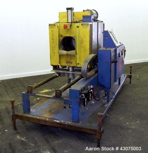Used Carbon Steel PEM/Plastics Extrusion Machinery Traveling Rotary Saw, Model 730/8