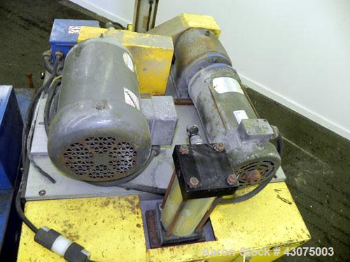 Used Carbon Steel PEM/Plastics Extrusion Machinery Traveling Rotary Saw, Model 730/8
