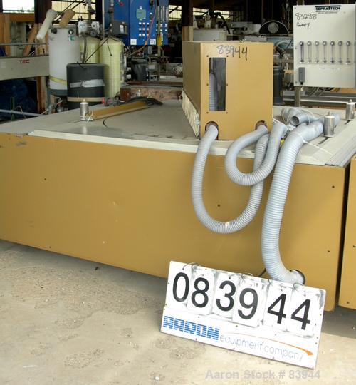 USED: Royal model 384 upacting traveling miter saw. Pneumatic hold down and vacuum.