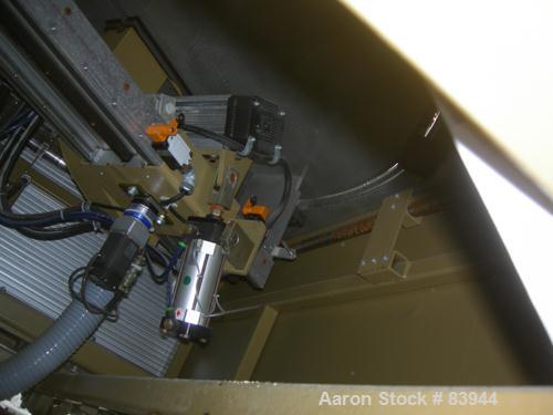 USED: Royal model 384 upacting traveling miter saw. Pneumatic hold down and vacuum.