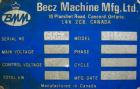 USED: Becz Machine traveling cut off chop saw, model 101. Approximate 14