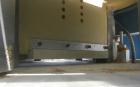 Used- Custom Downstream Systems Upacting Traveling Miter Saw, Model CTMS-6.5-13. Approximately 14