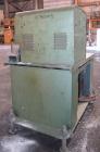 Used Gatto Traveling Center Arm Saw, Model OPS-7-24. 20 Diameter blade, 24 table travel, 7 O.D. capacity, maximum 12 cuts per minute. Driven by a 3hp, 3/60/208-230/460 volt, 1725 rpm motor. Mounted o...