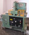 Used Gatto Traveling Center Arm Saw, Model OPS-7-24. 20 Diameter blade, 24 table travel, 7 O.D. capacity, maximum 12 cuts per minute. Driven by a 3hp, 3/60/208-230/460 volt, 1725 rpm motor. Mounted o...