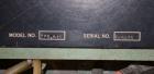 Used Gatto Traveling Center Arm Saw, Model OPS-7-24. 20 Diameter blade, 24 table travel, 7 O.D. capacity, maximum 12 cuts per minute. Driven by a 3hp, 3/60/208-230/460 volt, 1725 rpm motor. Mounted o...