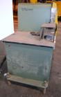 Used Gatto Traveling Center Arm Saw, Model OPS-7-24. 20 Diameter blade, 24 table travel, 7 O.D. capacity, maximum 12 cuts per minute. Driven by a 3hp, 3/60/208-230/460 volt, 1725 rpm motor. Mounted o...