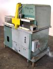 Used Gatto Traveling Center Arm Saw, Model OPS-7-24. 20 Diameter blade, 24 table travel, 7 O.D. capacity, maximum 12 cuts per minute. Driven by a 3hp, 3/60/208-230/460 volt, 1725 rpm motor. Mounted o...
