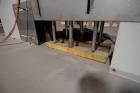 Used JWell Extrusion Machinery Upacting Traveling Cut Off Saw. Cutting range 0-400mm, table approximate 1900mm x 1700mm, with hold-down. Serial# MP1411/174.