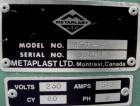 Used Metaplast Air Traveling Cut Off Saw, Model MST-4. 12