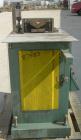 Used Metaplast Air Traveling Cut Off Saw, Model MST-4. Top air operated hold down. Requires motor and saw blade.