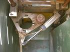 Used Metaplast Air Traveling Cut Off Saw, Model MST-4. Top air operated hold down. Requires motor and saw blade.