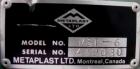 USED: Metaplast air traveling cut off saw, model MST-6. 18