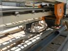 Used Nutter Machine Traveling Cross Cut Saw, Model SH-48. Driven by an approximate 7 1/2 hp motor with an E-Trac AC inverter. Mounted on a frame. Serial# 7212, built 2006.