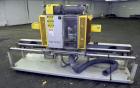 Used PEM/Plastics Extrusion Machinery Traveling Rotary Saw, Model 730/4, Carbon Steel. Designed to cut pipe in the 1/2’’ to 4” size range, 68’’ travel length. Pneumatic clamp downs. Blade and rotatin...