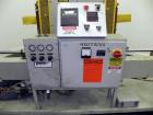 Used PEM/Plastics Extrusion Machinery Traveling Rotary Saw, Model 730/4, Carbon Steel. Designed to cut pipe in the 1/2’’ to 4” size range, 68’’ travel length. Pneumatic clamp downs. Blade and rotatin...
