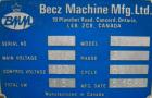 Used Royal Machine Traveling Cut Off Chop Saw, Model 101. Approximate 14