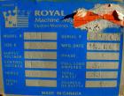 Used Royal Machine Traveling Cut Off Chop Saw, Model 101. Approximate 14