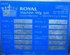 Used Royal Machine Dual Lane Traveling Cut Off Chop Saw, Model 369. (2) Approximate 14