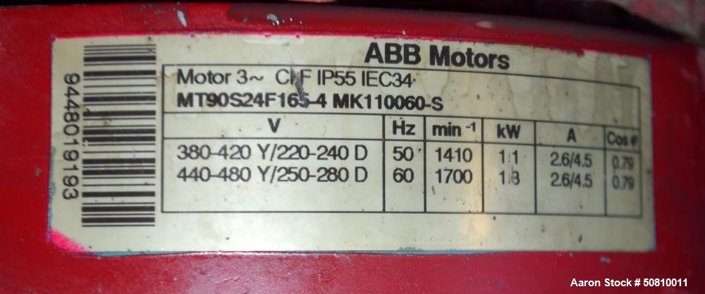 Used Nokia-Maillefer Approximate 3.14" Hydraulic Screen Changer