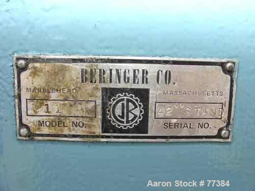 Used- Beringer Screen Changer, Model 11