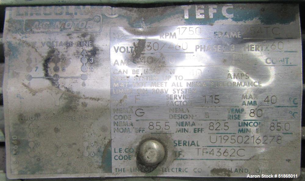 Used Industrial Slide Plate Screen Changer – Beringer 1200, 12" Breaker Plate