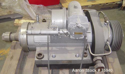 Used Beringer 15" Diameter Hydraulically Operated Screen Changer, Model 1500. Unit is equipped with a mechanically operated adjustment for seal that is belt driven (missing motor). Hydraulic power un...