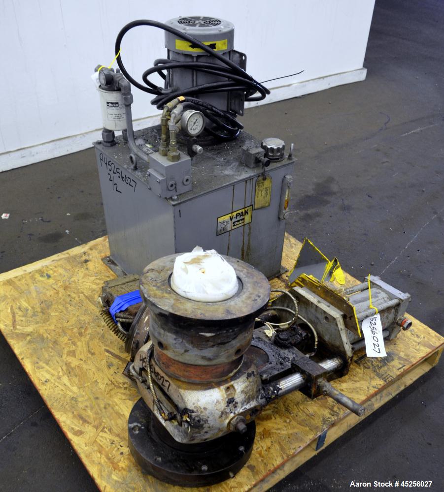 Used Beringer 4-1/2" Hydraulic Screen Changer, Model CJB450