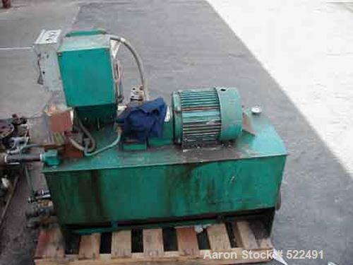 USED: Beringer screen changer model NC/PVC45. 4.5" screen changer,3 hp TEFC hydraulic pump 230/460 volt.
