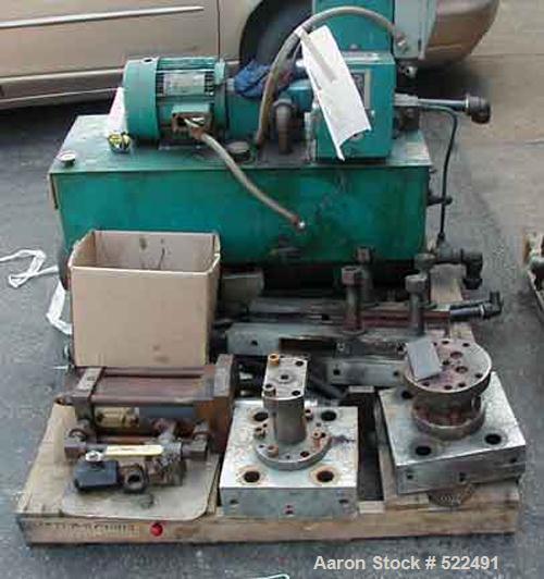 USED: Beringer screen changer model NC/PVC45. 4.5" screen changer,3 hp TEFC hydraulic pump 230/460 volt.