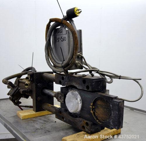 Used Beringer 6" Hydraulic Slide Plate Screen Changer, Model RSL-60. Includes a power pack. Last used on an HPM 6" extruder.