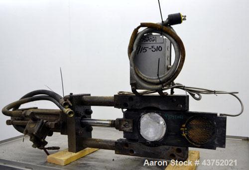 Used Beringer 6" Hydraulic Slide Plate Screen Changer, Model RSL-60. Includes a power pack. Last used on an HPM 6" extruder.