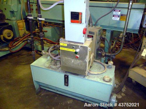 Used Beringer 6" Hydraulic Slide Plate Screen Changer, Model RSL-60. Includes a power pack. Last used on an HPM 6" extruder.