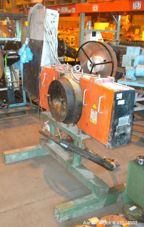 Used- Beringer 8'' (200mm) Ultra-Lock Slide Plate Hydraulic Screen Changer, Model ULC-80. Dual breaker plates. Includes a Be...