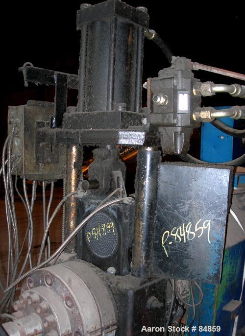 Used Beringer Hydraulic Screen Changer, 6". Includes a 3 HP powerpack.