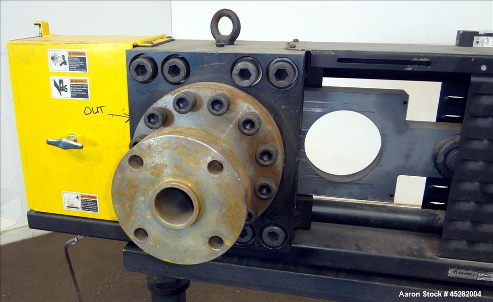 Used Dynisco 6" Hydraulic Slide Plate Screen Changer, Model EH-60