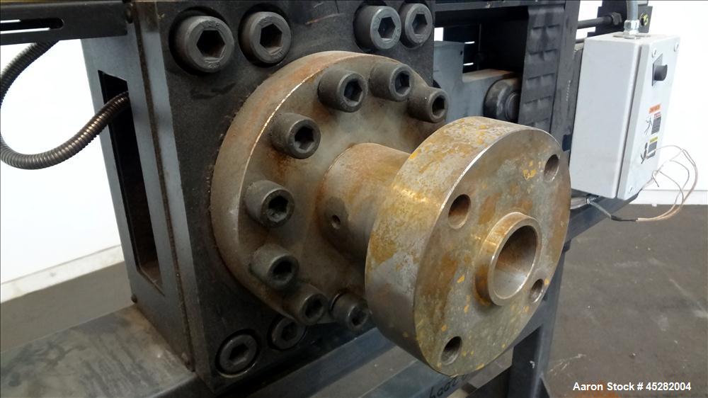 Used Dynisco 6" Hydraulic Slide Plate Screen Changer, Model EH-60
