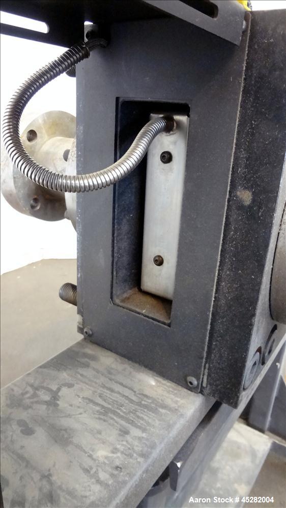 Used Dynisco 6" Hydraulic Slide Plate Screen Changer, Model EH-60