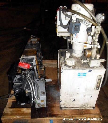 Used 4.5" Dynisco Screen Changer Model EH45 With Hydraulic Pump