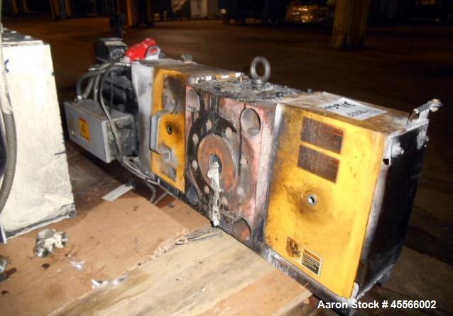 Used 4.5" Dynisco Screen Changer Model EH45 With Hydraulic Pump