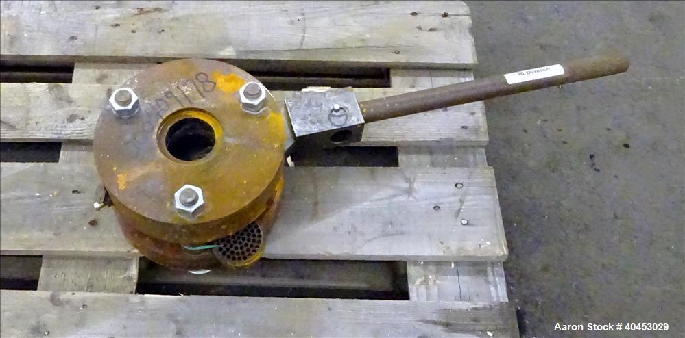 Used Dynisco 2-1/2" Manual Screen Changer.