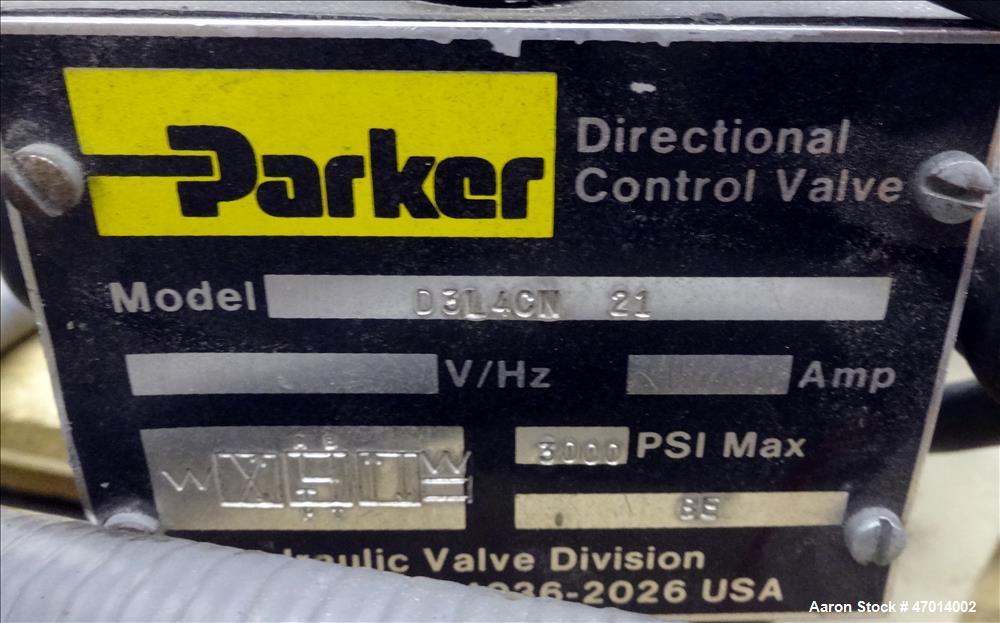 Used Entek 2-1/2" Hydraulic Screen Changer, Model HSC-25M.