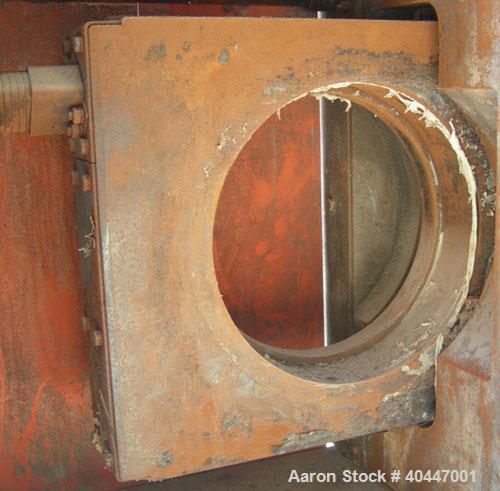 Used Extek model HSC-1000 hydraulically operated 10" screen changer. Slide plate design. Includes breaker plate. Also includes hydraulic power unit, dual accumulator, 5hp tank mounted motor.