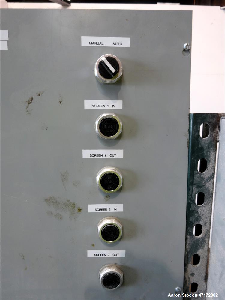 Used Kreyenborg Back Flushing Hydraulic Screen Changer, Type LK-SWE-730.