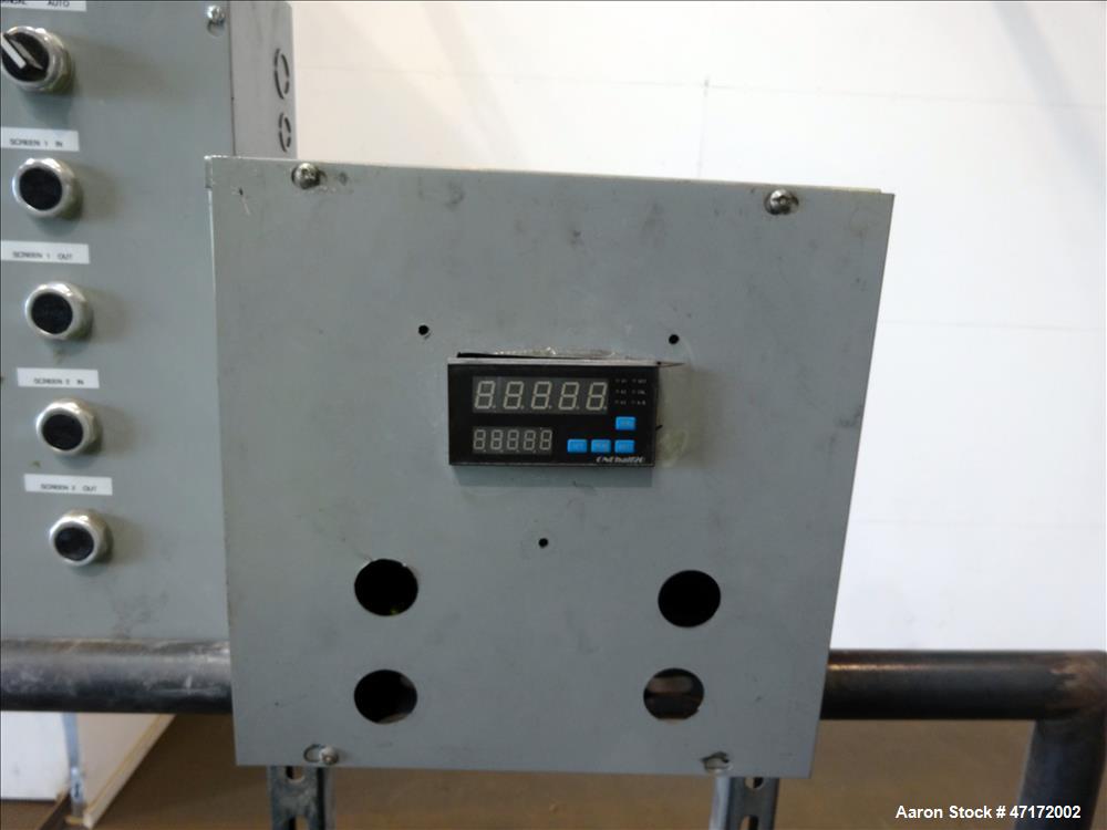 Used Kreyenborg Back Flushing Hydraulic Screen Changer, Type LK-SWE-730.