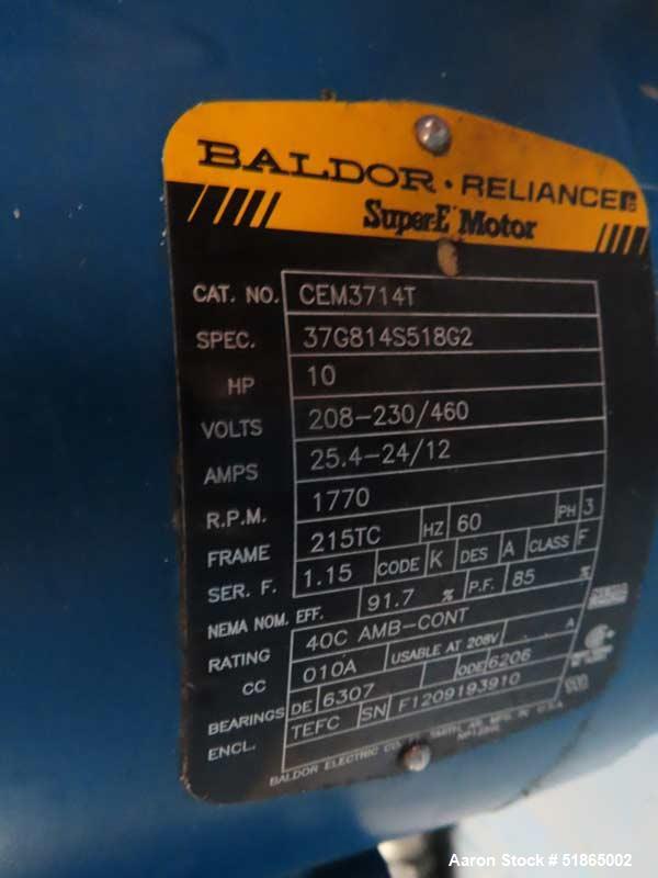 Used MGB Model SC12 Slide Plate Screen Changer. (2) Nominal 12" diameter breaker plates. Unit is mounted on a  stand with casters supplying approximately a  42? discharge height. Package includes a 1...